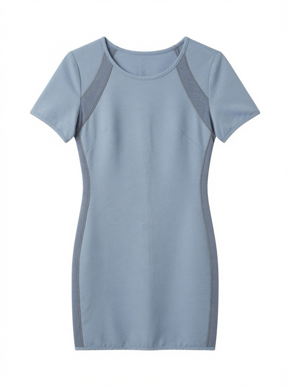 Jonathan Simkhai Powder Blue Short Sleeve Bodycon Dress
